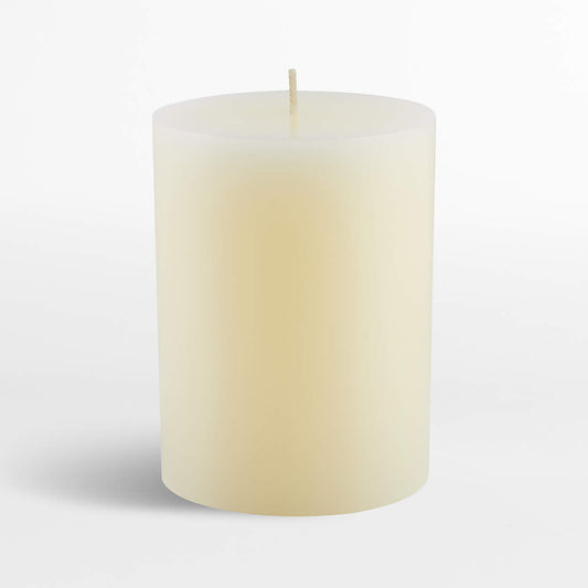 Pillar Candle Ivory - 3x4 inches