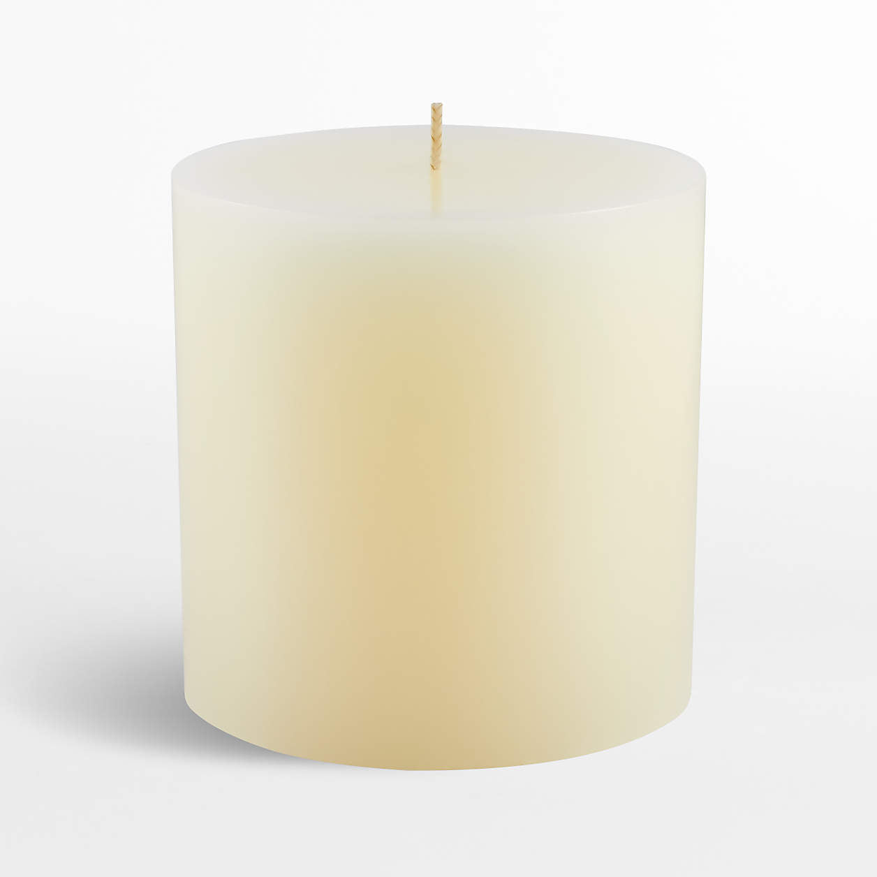 Pillar Candle Ivory - 4x4 inches