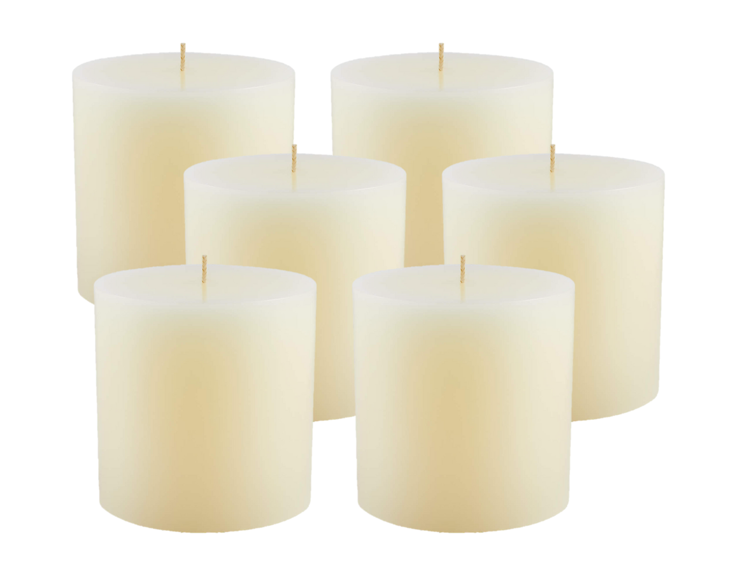 Pillar Candle Ivory - 4x4 inches