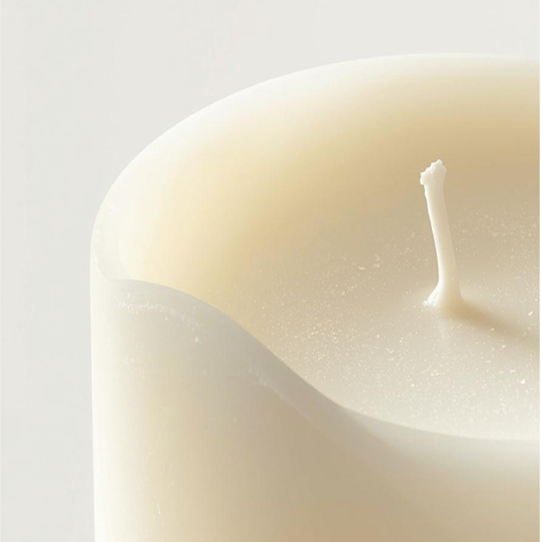 Pillar Candle Ivory - 4x8 inches